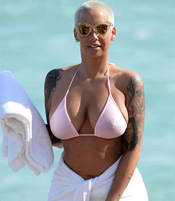 Amber rose bikini